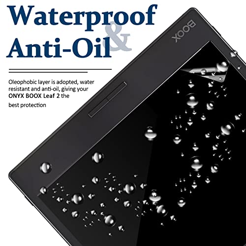 Miimall (2 Packs) Compatible For Onyx Boox Leaf 2 Screen Protector, Anti-Scratch Anti-Glare Anti-Fingerprint Full Protective Film Pet Matte Screen Film Protector For Onyx Boox Leaf 2 2022 Release #TOP4
