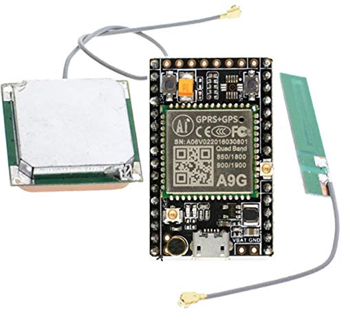 【High performance】 The A9G development board is a versatile development board based on EMC's A9G GPRS / GSM + GPS / BDS module that can be used to validate the basic communication functions and functions of the A9G module.