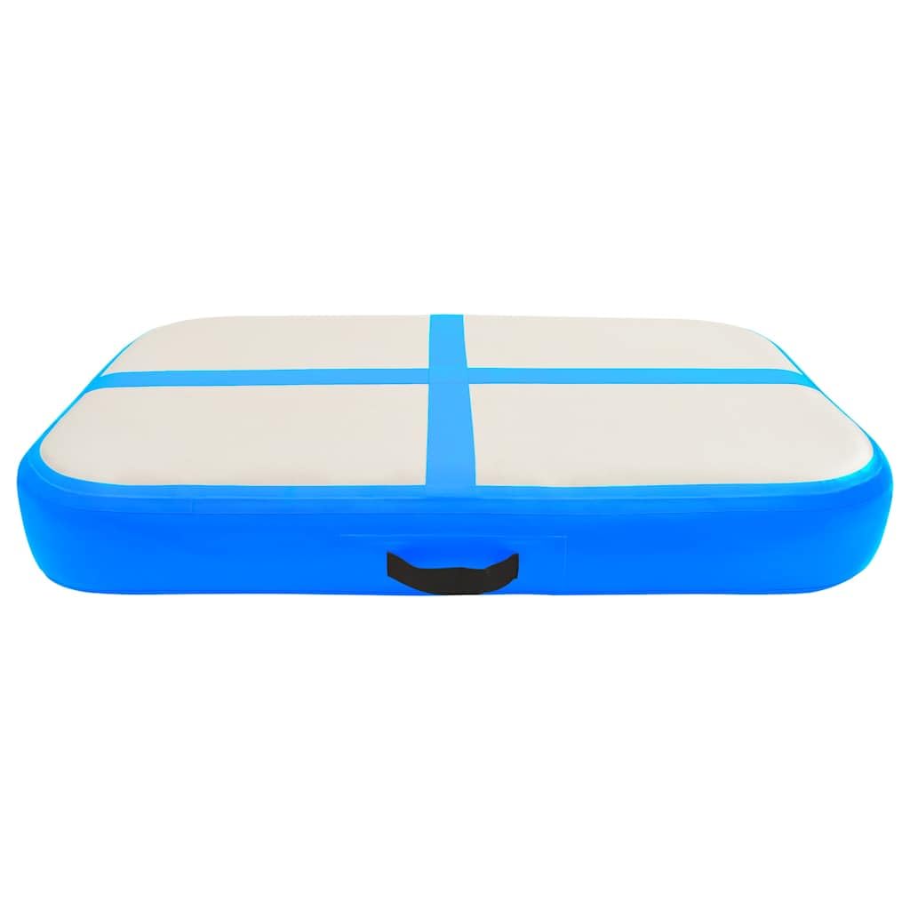Generico Tappetino Ginnastica Gonfiabile con Pompa 60x100x15 cm PVC Blu,Articoli Sportivi,Esercizio e Fitness,Yoga e Pilates,Tappetini per Yoga e pilates-92653
