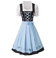 Oktoberfest Costumes Womens Fraulein Blue Bavarian Costume Size M Color Blue