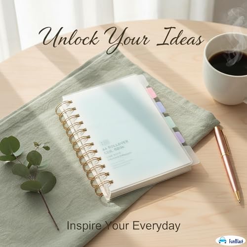 Image of FunBlast Diary for Girls - Spiral Notebook Diary, Ruled Notebooks for Boys & Girls, Cute Kawaii Stationery, Aesthetic A6 Size Journal Diary - 240 Pages (Light Green)