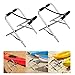 Aymzbd 2 Pieces Folded Kayak Stands Paddleboard Stands Accessories Shelf Practical Kayak Racks for Outdoor Indoor Paddle Boards