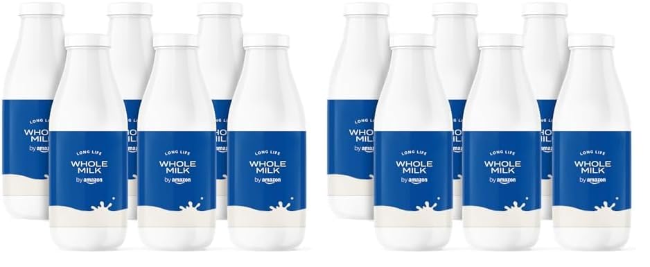 by Amazon Leche Entera, 6x1L (Paquete de 2)
