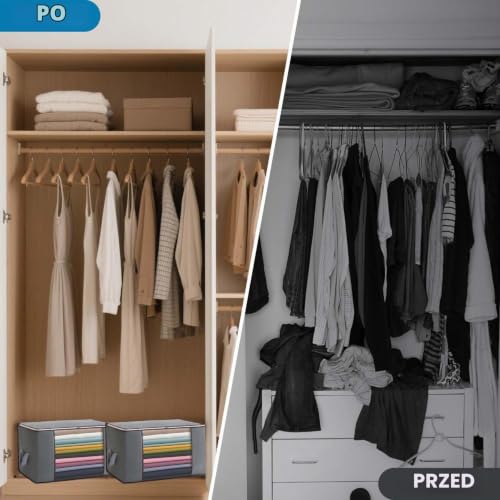 Boic Worki do przechowywania ubrań z zamkiem błyskawicznym, duże torby do przechowywania 60 l, pudełka do przechowywania z pokrywkami, do przechowywania pościeli, przezroczyste torby do przechowywania