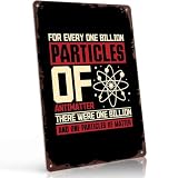 Astrophysics 8x12 Inch Aluminum Metal Sign - Themed Astrophysics Decor for Home, Office, Garage, Bar, Man Cave, Game Room, Basement - Vintage Metal Wall Decoration for Indoor & Outdoor Decoration