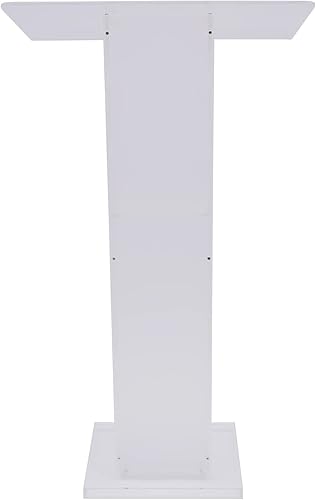 Miniatura 4 de LOYALHEARTDY Soporte de acrílico  Podio portátil de acrílico para conferencias para iglesia, atril escolar transparente de 23.6 x 15.8 pulgadas,