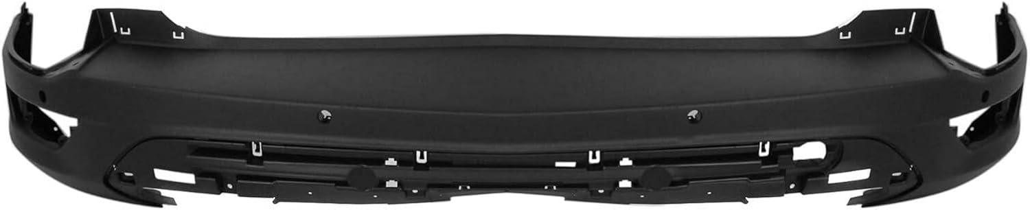 MGWILL Rear Bumper Cover Compatible with 2013 2014 2015 2016 Ford Escape S, SE, SEL, Titanium CJ5Z17K835CA, FO1100689 With Sensor Holes
