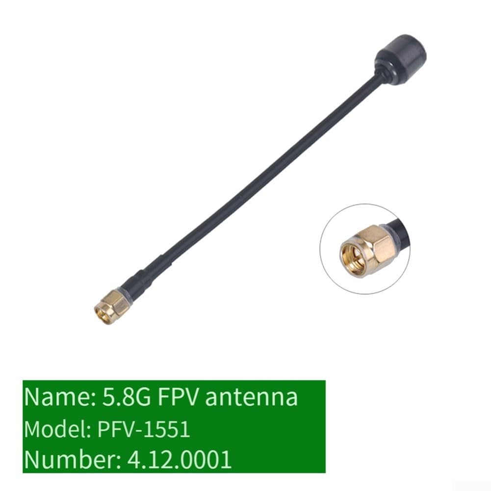 Antenne circulaire polarisée pour droitier Connecteur mâle RHCP LHCP SMA/RP-SMA MMCX IPEX 155 mm