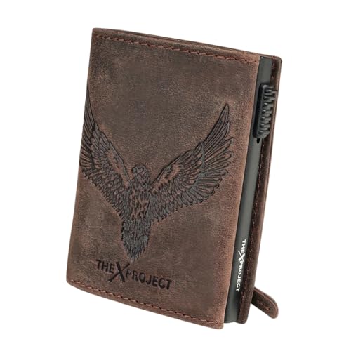 The X Project Skyflare Brown Trifold Wallet - Image 2