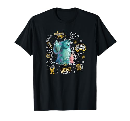 Disney and Pixar’s Monsters, Inc. Sulley and Boo Doodle T-Shirt