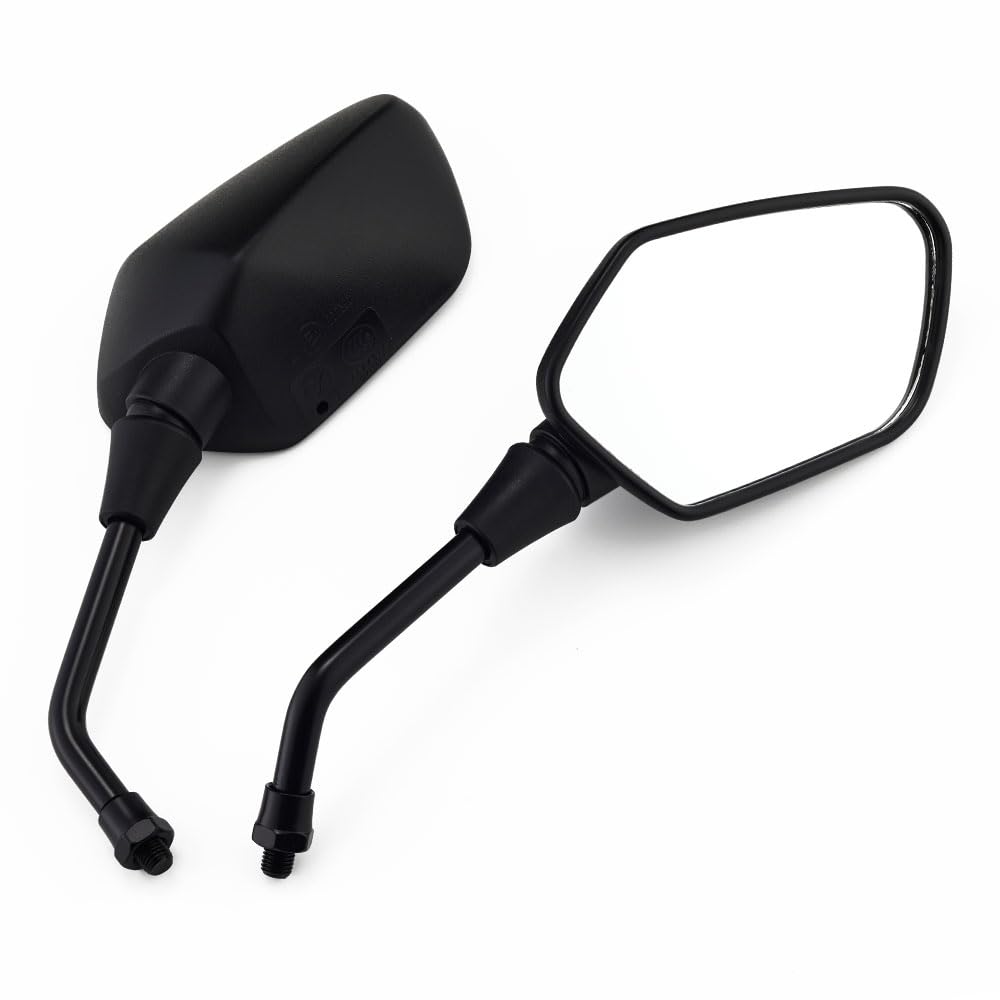 Amazon | ポリゴンミラー ブラック 角型 横長 10mm 左右セット