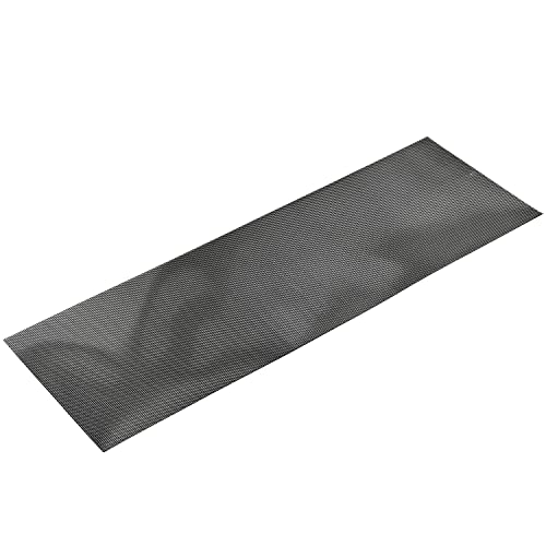 AggAuto 120×40cm Schwarz Auto Renngitter, Lochgröße Raute 3×6mm, Wabengitter, Streckgitter, Aluminiumlegierung automotive Kühlergrill