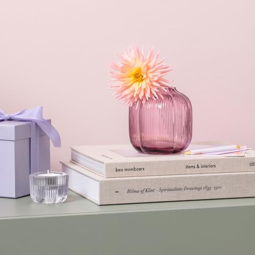 Villeroy & Boch – Fleur Gifts Vase, Höhe: ca. 11 cm, Lila, Florale Glasvase für kleine Blumenarrangements, Hochwertiges Glas – Ansicht 2