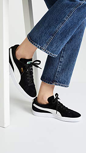 PUMA PUMA Suede Classic Dark Dreams Women's Sneakers in Black/Elektro Purple, Size 6.5