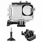 Matériau PC de Haute Qualité et Transparence Optique : Fabriquée en matériau PC robuste et hautement transparent, la coque protège efficacement votre caméra des chocs, des chutes, des égratignures et des corps étrangers. La lentille optique en verre trempé assure une transmission lumineuse optimale, garantissant des prises de vue nettes, claires et vivaces, sans distorsion, même en conditions sous-marines