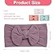 EIHI 4 Stück Stirnband Baby Mädchen, Haarband Baby, Baby Stirnband, Baby Mädchen Nylon Stirnbänder Neugeborene Kleinkinder Haarbänder Und Bögen Kinder Haarschmuck(4Farbe)