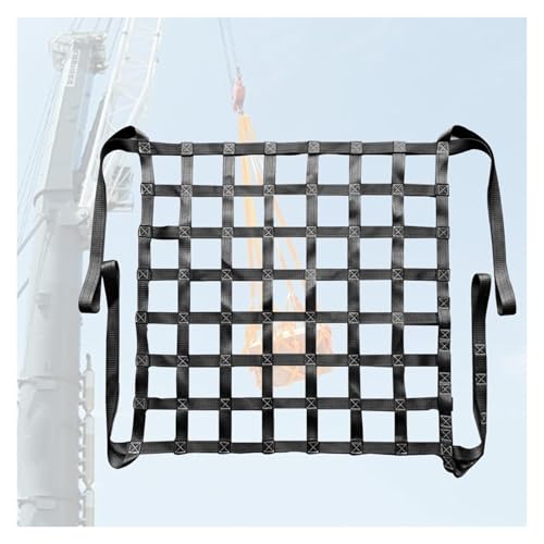 Filet de levage pour charges lourdes sangles palan filet chargement 1x1m