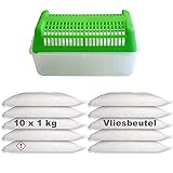 luftentfeuchter box ca70 ✅ INTELLIGENT: Der Luftentfeuchter reguliert die Luftfeuchtigkeit bis zu dem optimalen Niveau von 40-60%. Es funktioniert nur bei überschüssiger Luftfeuchtigkeit, so dass Sie kein Produkt verschwenden. | ✅ Funktioniert OHNE STROM ODER BATTERIEN!