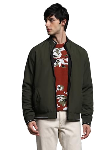 Image of JACK & JONES Men's Polyester Standard Length A-Line Coat