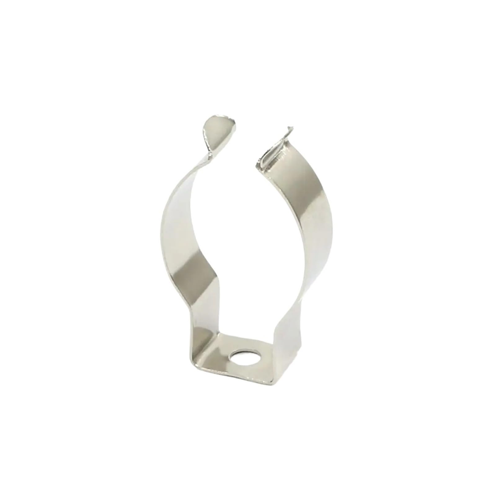 DWAMMEBRS U Clips Holder Bracket 10Pcs Fixing Spring Clip Clamp Holders Heavy Duty Lamp Tube T8/T10 Base Tool Pipes(T10 41.1mm)