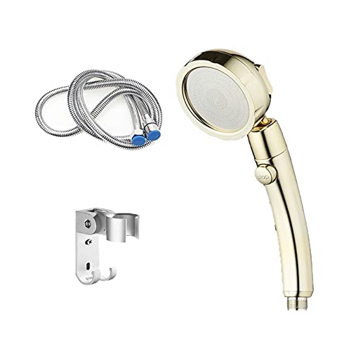 Pommeau de douche haute pression 3 modes avec bouton arrêt pratique