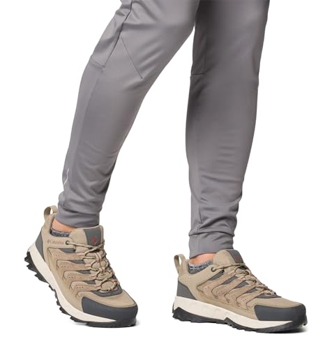 Columbia Columbia Mens Strata Trail Low, Pebble/Spice, 15 Wide