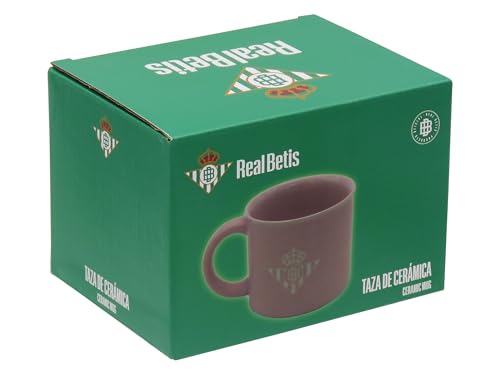 CyP Brands- Betis, Taza, Taza Cerámica, Menaje, Desayuno, Tazas Originales, Color Rosa, Producto Oficial