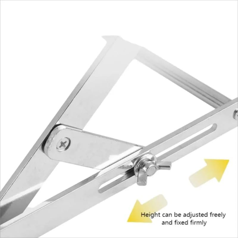 Table Saw Stand Adjustable Cutting Machine Support Frame Rust-Proof Adjustable Height Metal Cutting Machine Work Support Stand (Large Bracket)