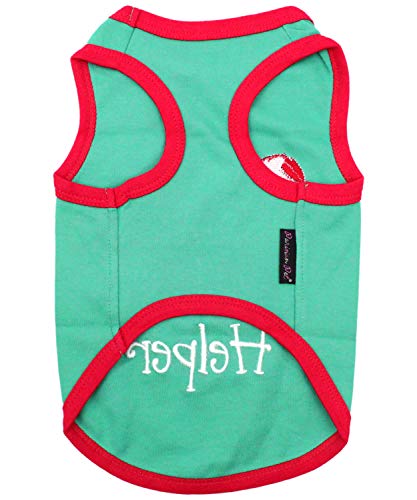 Parisian Pet Funny Christmas Holiday Dog Cat Pet Shirts Tee Tanks - Naughty Or Nice, Santa Outfit, Elf Size, Santa's Helper, Sorry Santa I Ate Your Cookies (Santa's Little Helper, Xs) #TOP1