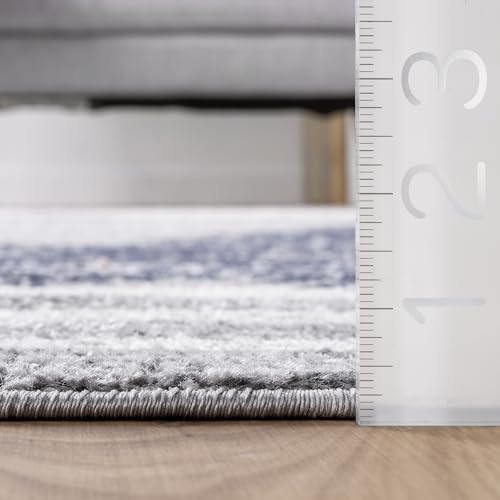 nuLOOM Thomas Paul Starfish and Striped Area Rug, Oval 3x5, Grey - Image 2