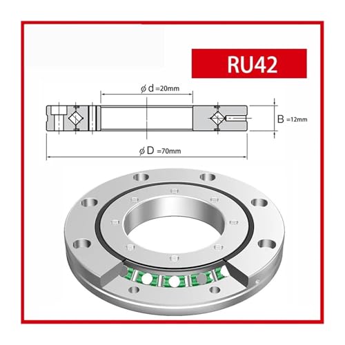 RU42UUCC0 Bague à rouleaux croisés haute rigidité pour mécanisme - 4