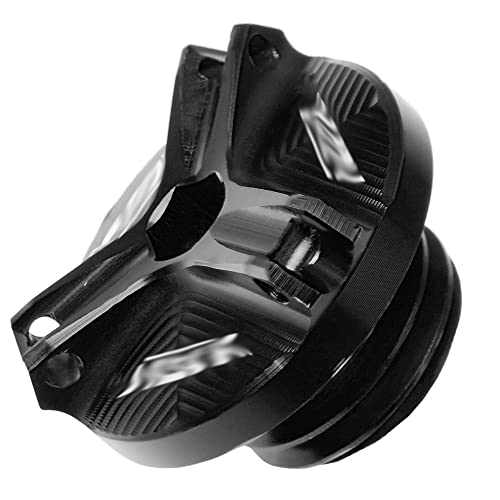 Tapón del depósito de Aceite Moto m20*2.5 /Apto for XADV750 2017-2018 X-ADV 750 Motocicleta Motor Aceite Copa Cubierta Aceite de llenado de llanado Tapa de sumidero Xadv (Color : Black) Cover