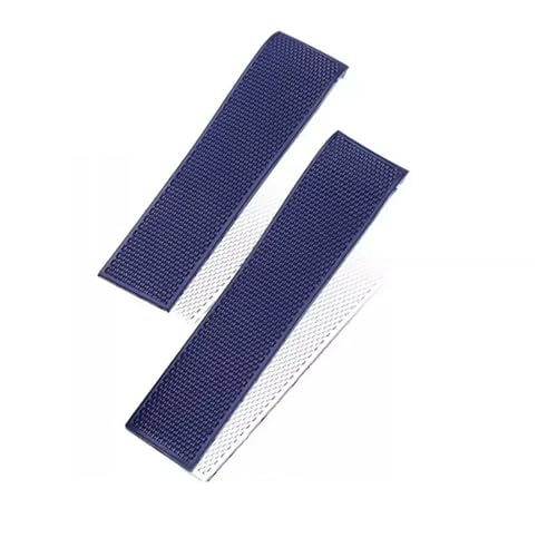 [���[�Q���ł�] Rubber Silicone Watch Strap Watchband Compatible With Longines Strap Compatible With Conquest HydroConquest L3.742 782 