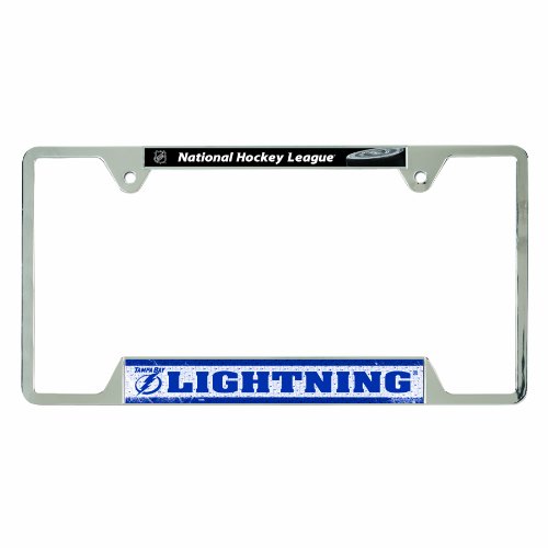 NHL Tampa Bay Lightning Metal License Plate Frame