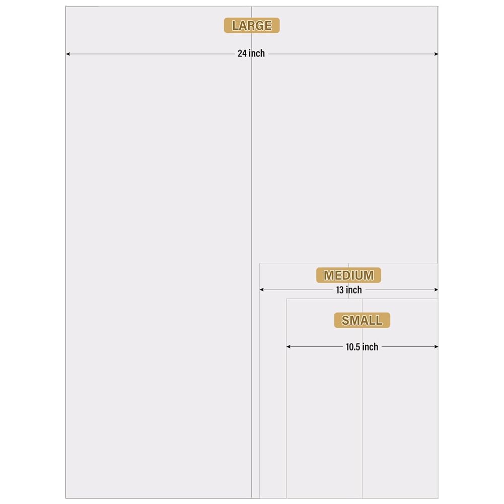 Lot de 4 panneaux d'affiches pliés à trois volets, blancs, livrés avec des accessoires adhésifs, tableaux de présentation en carton ondulé, faciles à utiliser S