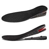 Height Increase Shoe Insoles, Air Cushion Heel Insert 3-5cm for Men and Women (2-Layer)