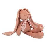Kaloo - Lapinoo - Pantin Królik - Pluszowy aksamit Żebrowany - 35 cm - Kolor Terracotta - Bardzo miękki materiał - Pudełko prezentowe - Od urodzenia, K972201