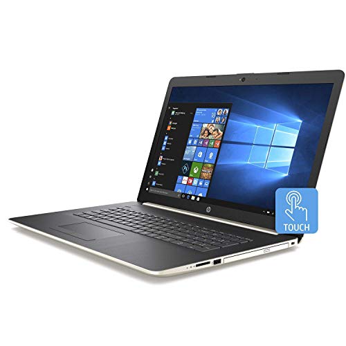 Image of HP 2018 Newest Premium Business Flagship Laptop Notebook Computer 17.3 inch WLED-Backlit Display AMD A9-9420 Processor 8GB DDR4 RAM 1TB HDD Radeon R5 Graphics Webcam Window 10-Silk Gold