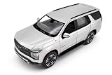 2025 Tahoe Z71 Gray Metallic Timeless Legends Series 1/24 Diecast Model Car by Motormax 79392GRY