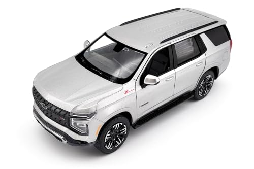 2025 Tahoe Z71 Gray Metallic Timeless Legends Series 1/24 Diecast Model Car by Motormax 79392GRY