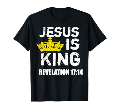 Jesus is King (Crown) - Faith, God, Christian Jesus4m3 T-Shirt