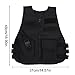 Children Tactical Vest Black Children Kids Security Guard Waistcoat Cs Field Combat Training Military Army Tactical Vest Kids Swat Vest For Boys Boys Police Vest