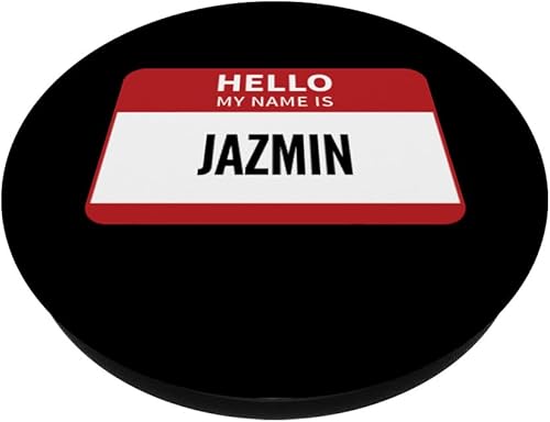 Miniatura 2 de Jazmin Name Tag, Hello My Name Is Jazmin PopSockets Swappable PopGrip
