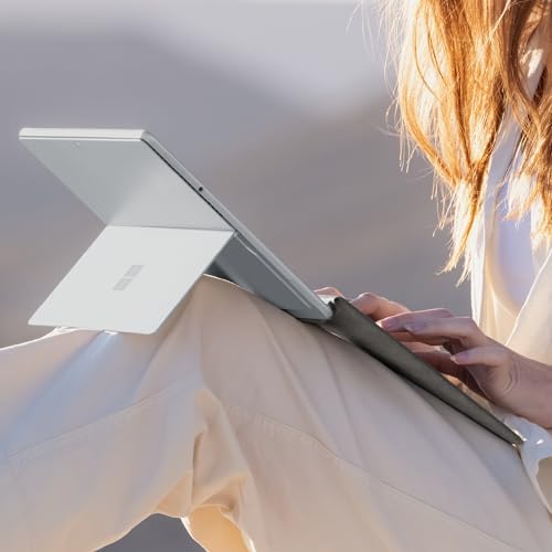 Microsoft Surface Pro Keyboard with Pen Storage, Compatible with Copilot+ (11th Edition), Surface 9 and 8, Alcantara Material, Black - 3