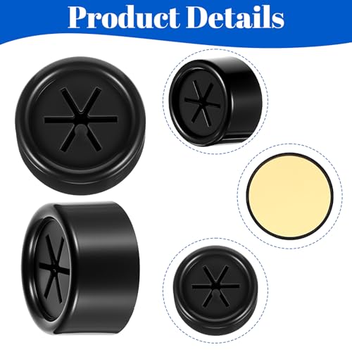 HJZHII 5 Stück runde selbstklebende Handtuchhaken, schwarzer Handtuchhaken zur Wandmontage, Geschirrtuchhalter Küchenhaken Handtuchhalter für Badezimmer, Küche, Zuhause, platzsparend(Kreuztyp)