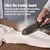 CHI SteamPress 3-in-1 Handheld Garment Steamer & Clamping Steam Iron, No Ironing Board Needed, 200ml Water Tank, 9 Minutes of Steaming, 25 Second Fast Heat-Up, 1500 Watts, 10 Cord, Black (11600)