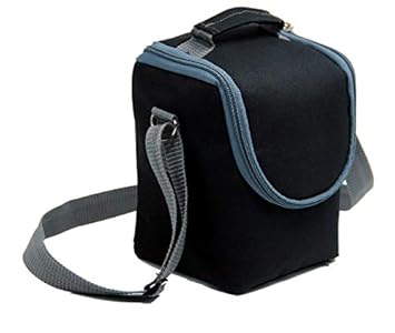 Office Use Women Waterproof Lunch Bag/Tiffin Bag, Black Color (Microfiber)