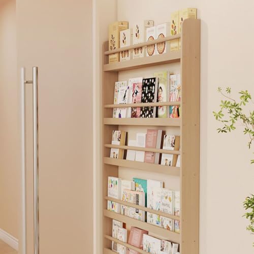 Librerías de madera maciza infantiles para colgar cuentos en cuartos de juego pequeños 3