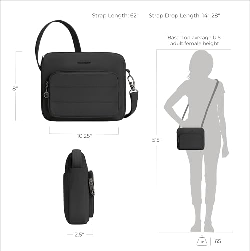 Travelon unisex-adult Anti-theft Roam East/West Crossbody4