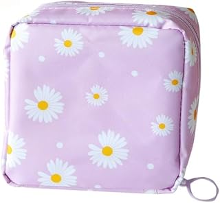 Bluwings Mini Portable Fashion Nursing Sanitary Napkin Pouch Pad Holder Zipper Travel Cosmetic Makeup Jewellery Storage Ba... Price In India